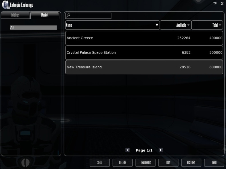 Inventory window Inventory window