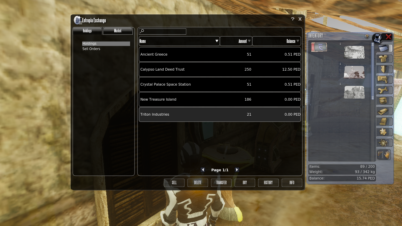 Inventory window