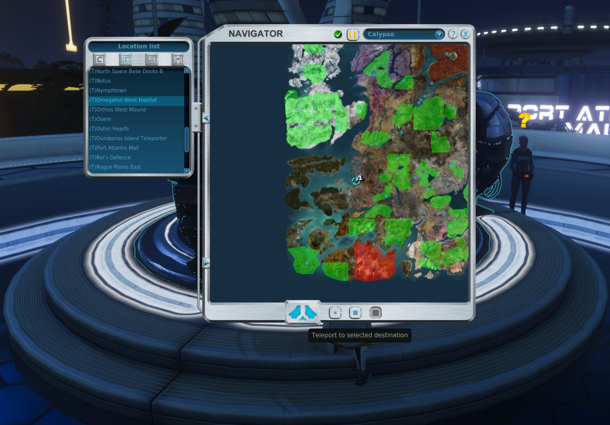 See waypoint window