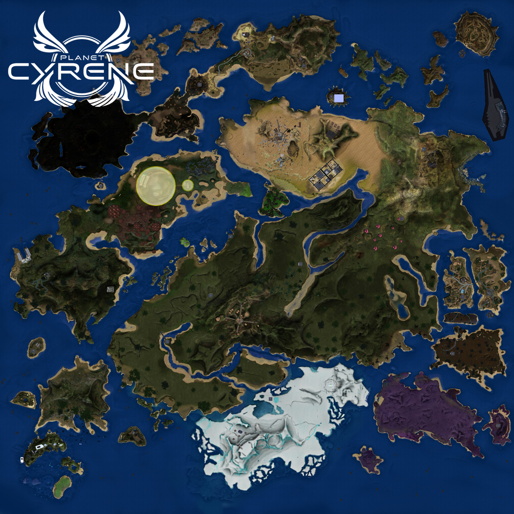 Cyrene Map
